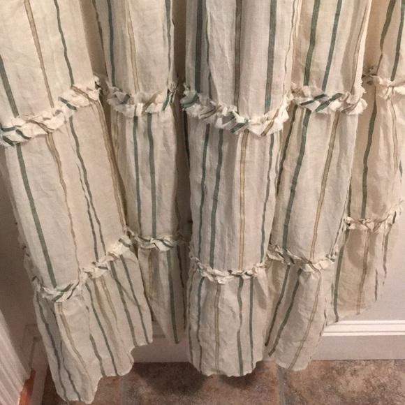 NWT Anthropologie Safa Tiered Shimmer MIDI Dress - Picture 10 of 16